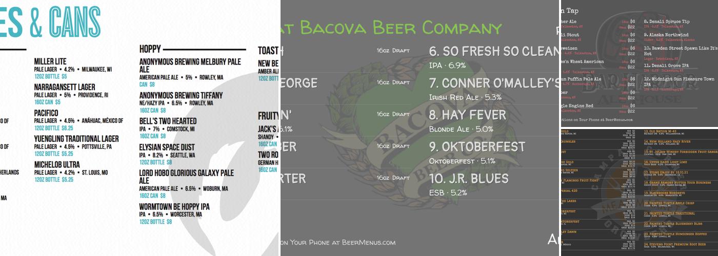 Twisted Pear Taproom & Coffee House Menu