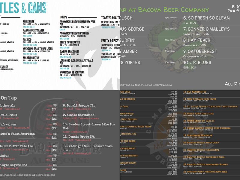Twisted Pear Taproom & Coffee House Menu