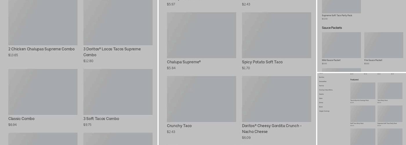 Taco Bell Menu