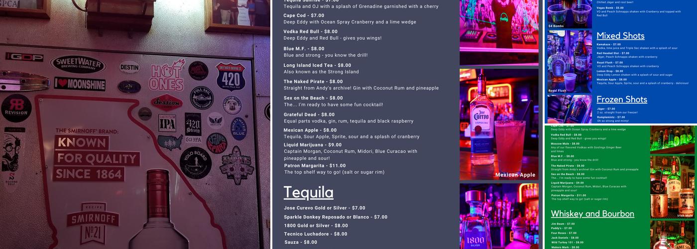 Moondogs Menu