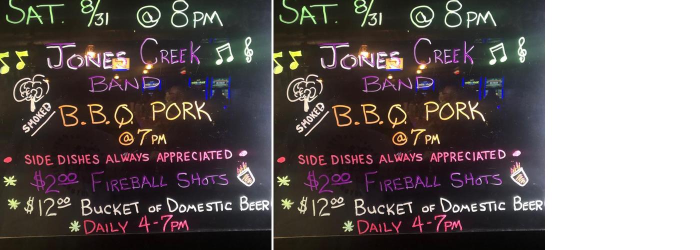Dew Drop Inn Menu
