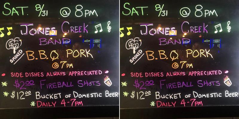 Dew Drop Inn Menu