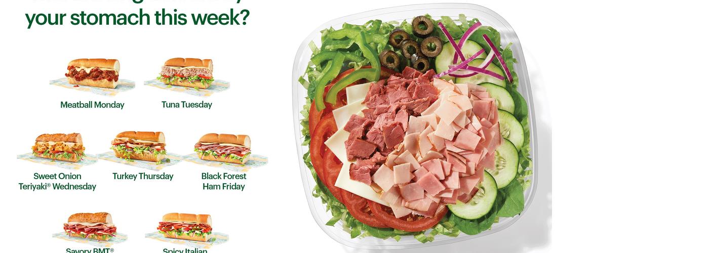 Subway Menu