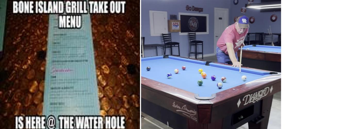 Pals Watering Hole Menu