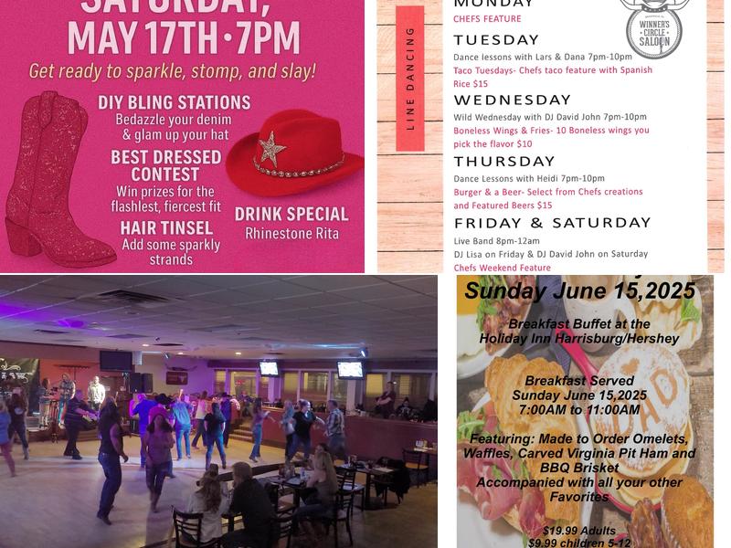 Winner's Circle Saloon Menu