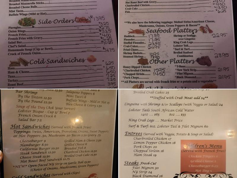 Cousins II Cocktail Lounge Menu