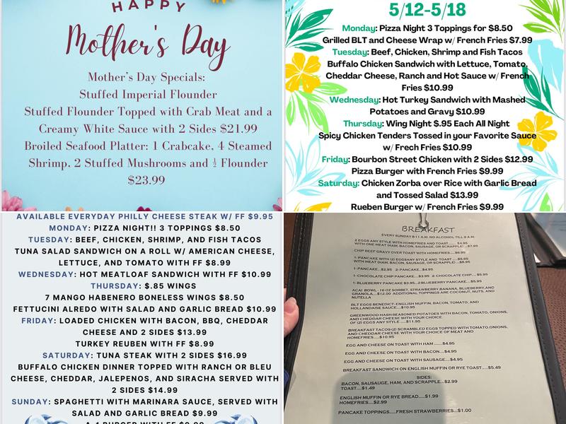 Greenwood Tavern Menu