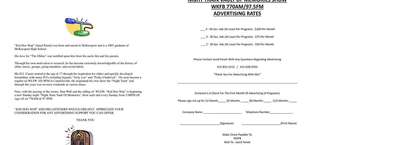 Spencer's Down Under Menu