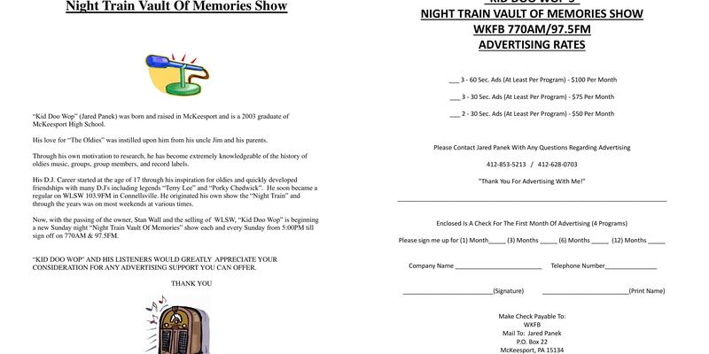 Spencer's Down Under Menu