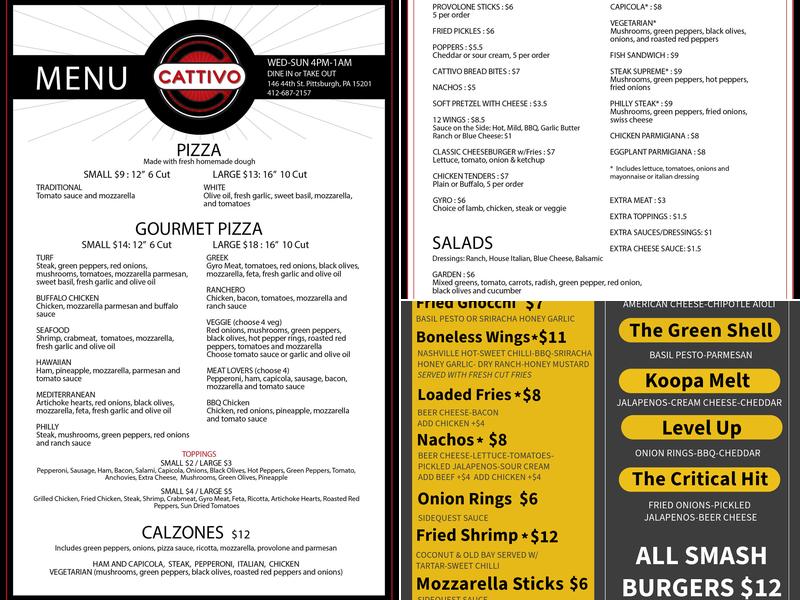 Sidequest on 44th Menu