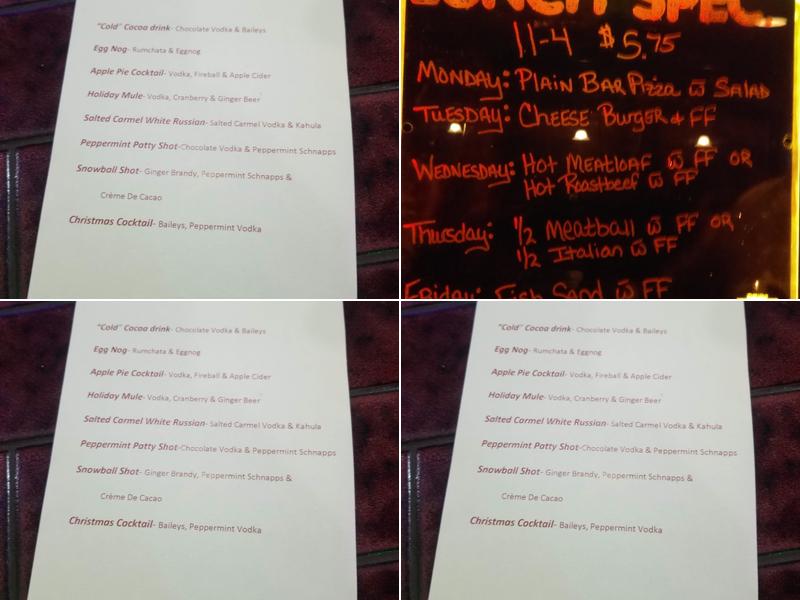 Delaney's Pub Menu