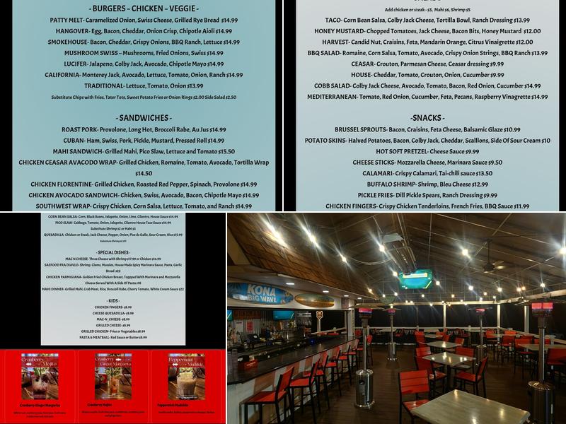 The General Deck-Bar-Grill Menu