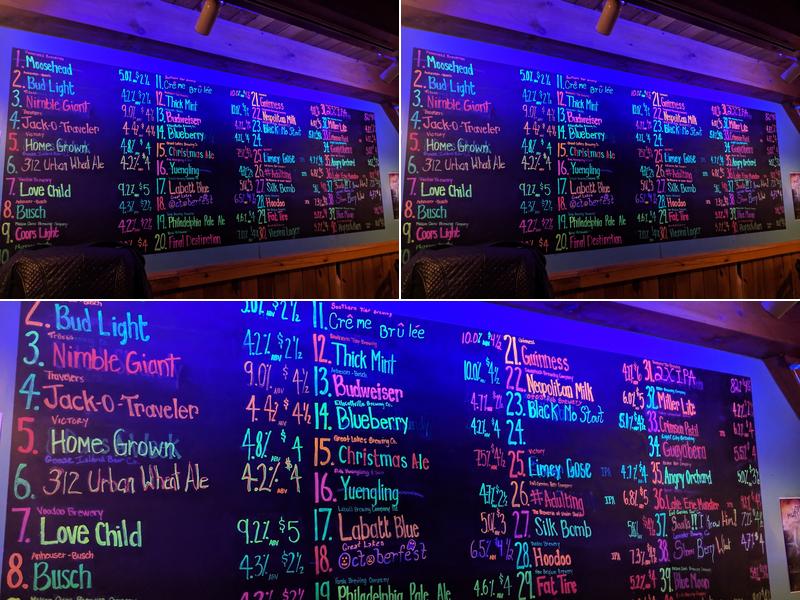 Grumpy's Menu
