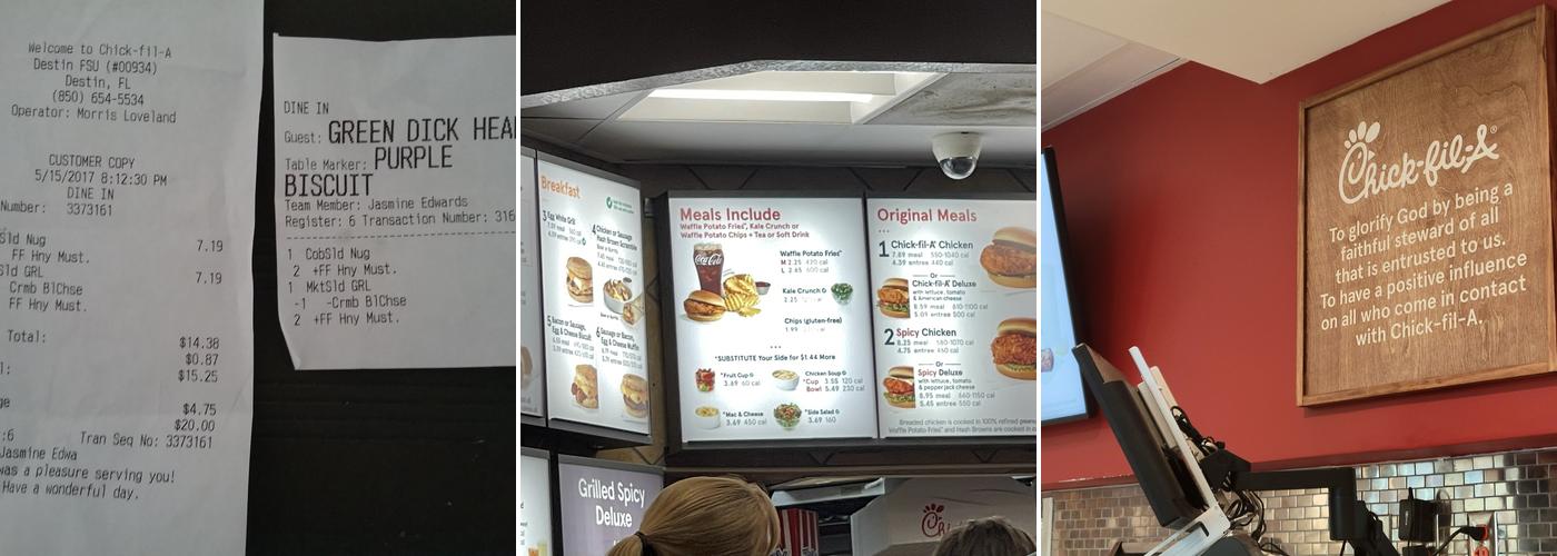 Chick-fil-A Menu