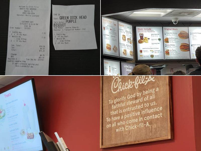 Chick-fil-A Menu