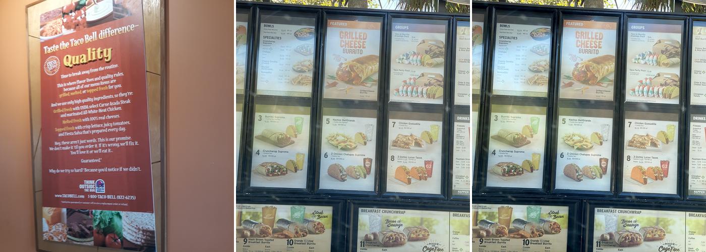 Taco Bell Menu