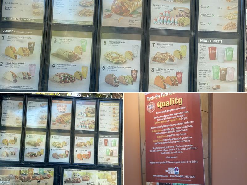 Taco Bell Menu