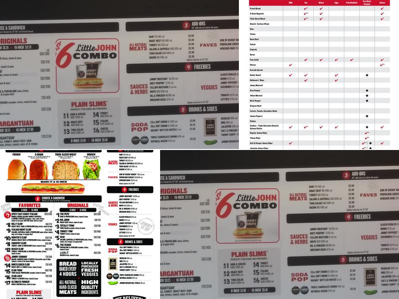 Jimmy John's Menu