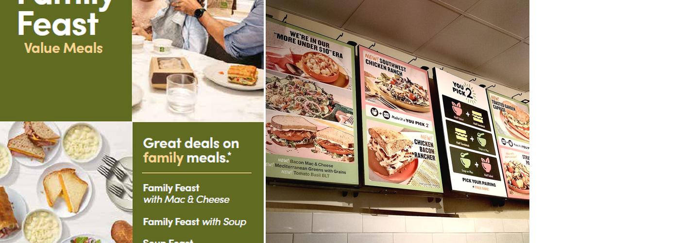 Panera Bread Menu