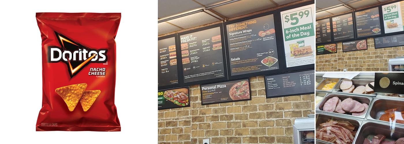 Subway Menu