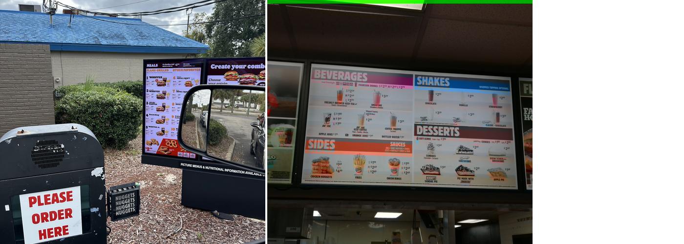 Burger King Menu