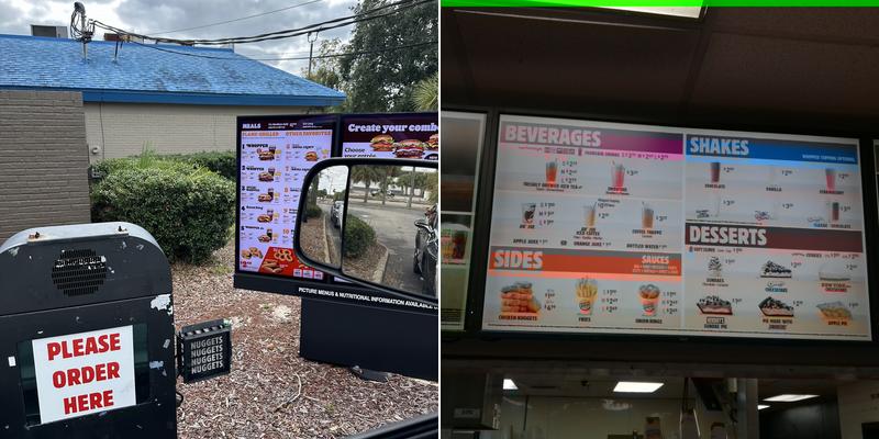 Burger King Menu