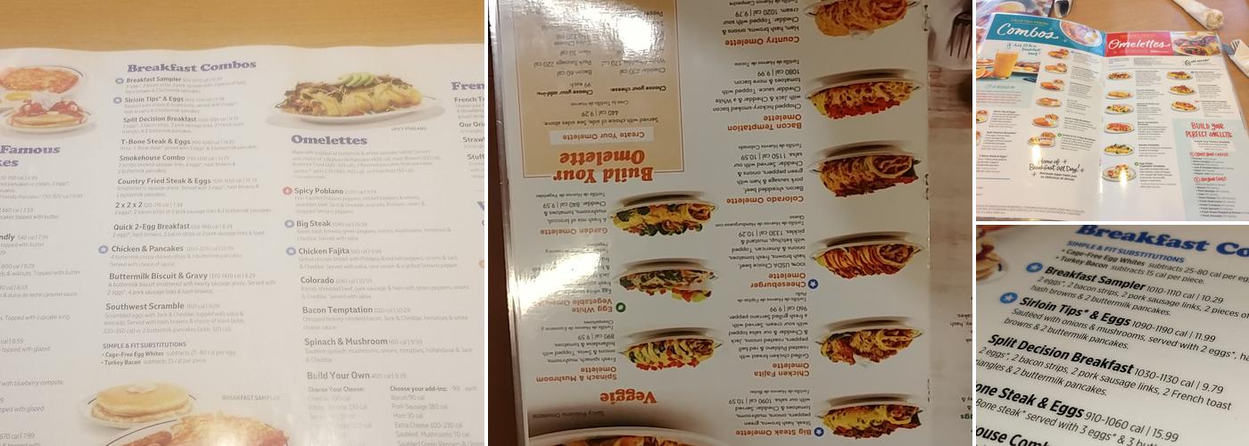 IHOP Menu