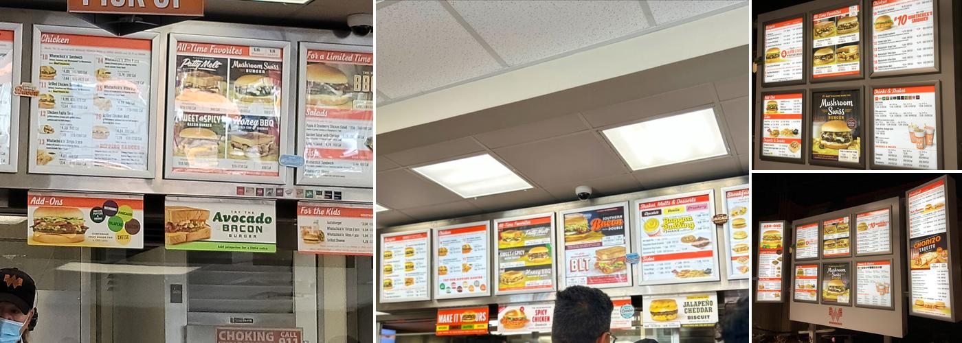 Whataburger Menu