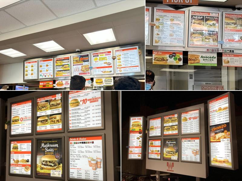 Whataburger Menu