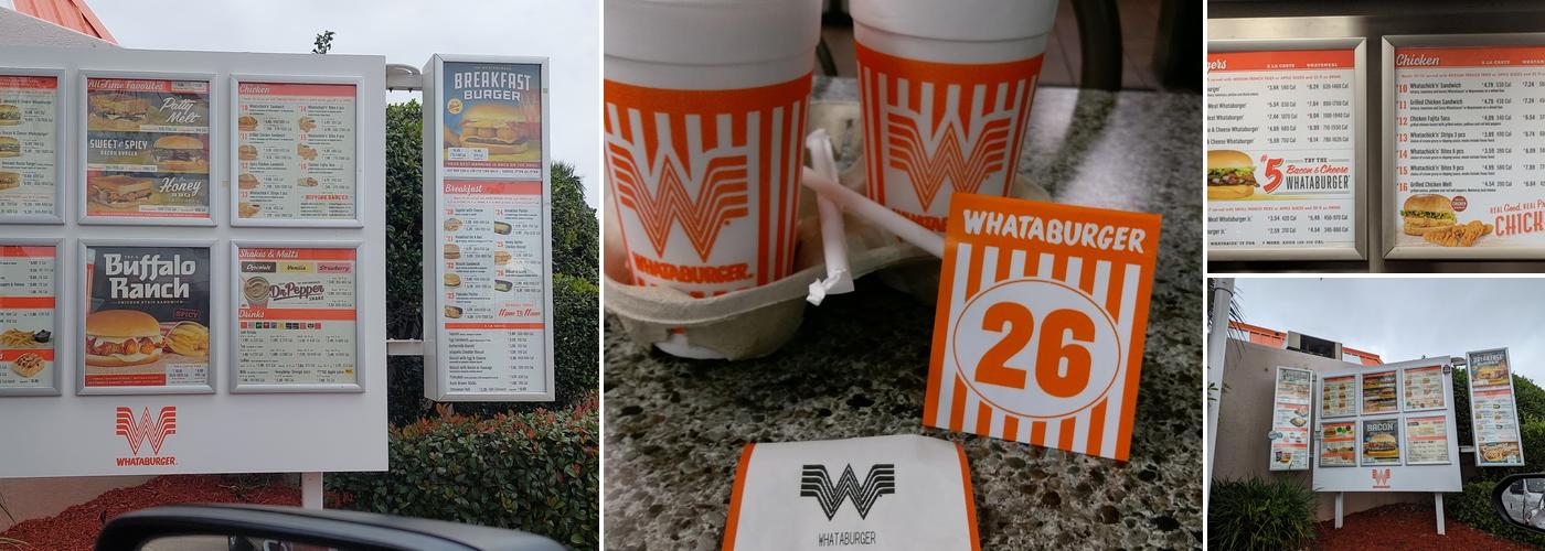 Whataburger Menu