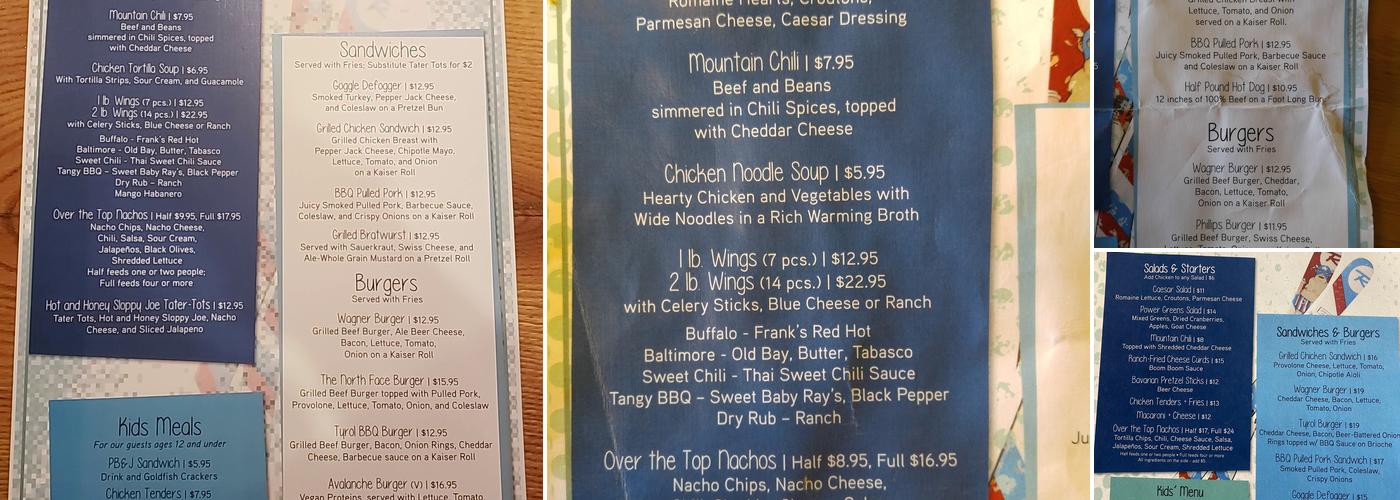 Foggy Goggle Menu