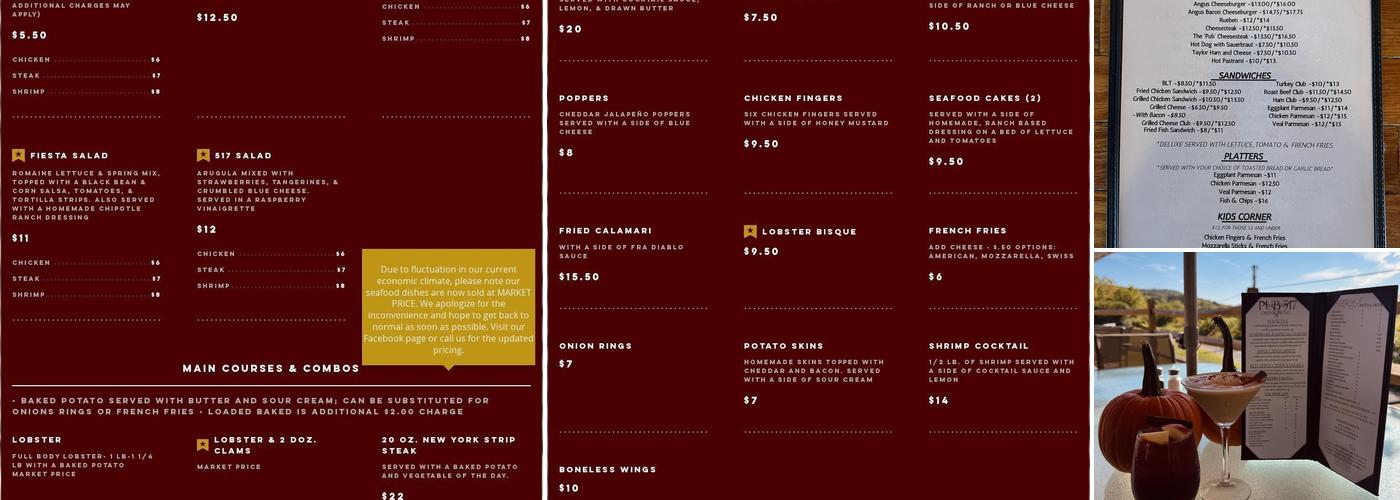 Pub 517 Menu