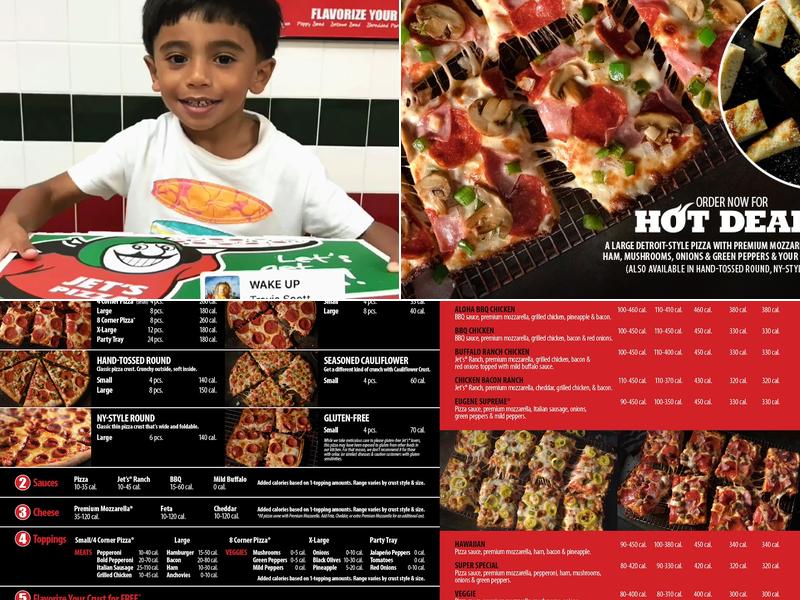 Jet's Pizza Menu
