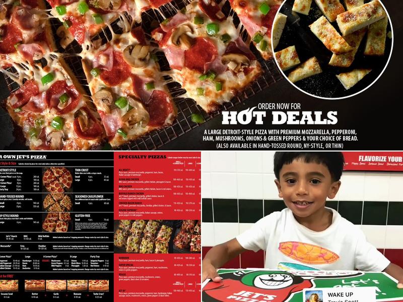 Jet's Pizza Menu
