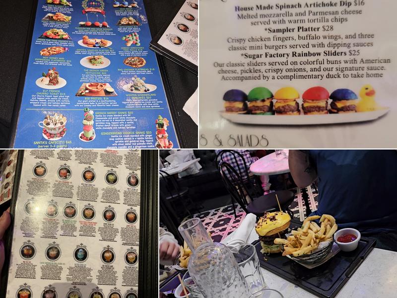 Sugar Factory Chicago-Rosemont Menu