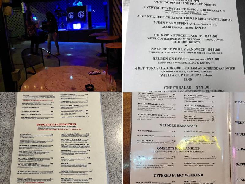 Jimmy Mac's Overtime Tavern Menu