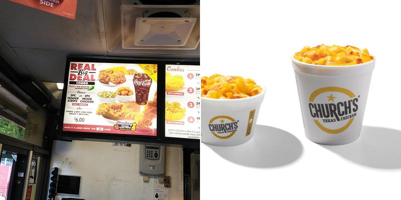 Church's Texas Chicken Menu