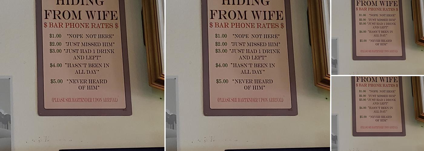 Coaches Corner LLC Menu