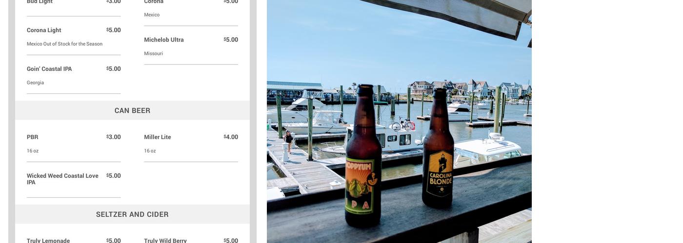 Will O' the Wisp Menu