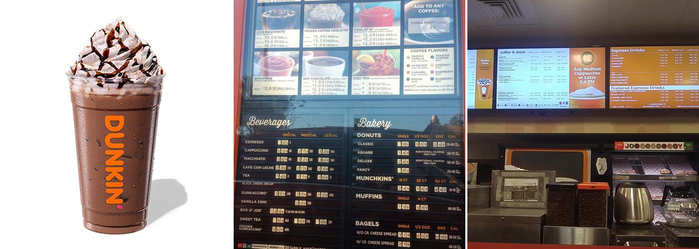 Dunkin' Menu