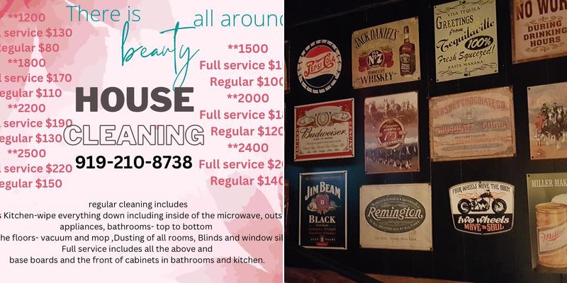 Saddle Up Saloon Menu