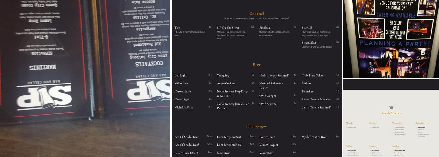 SIP Menu