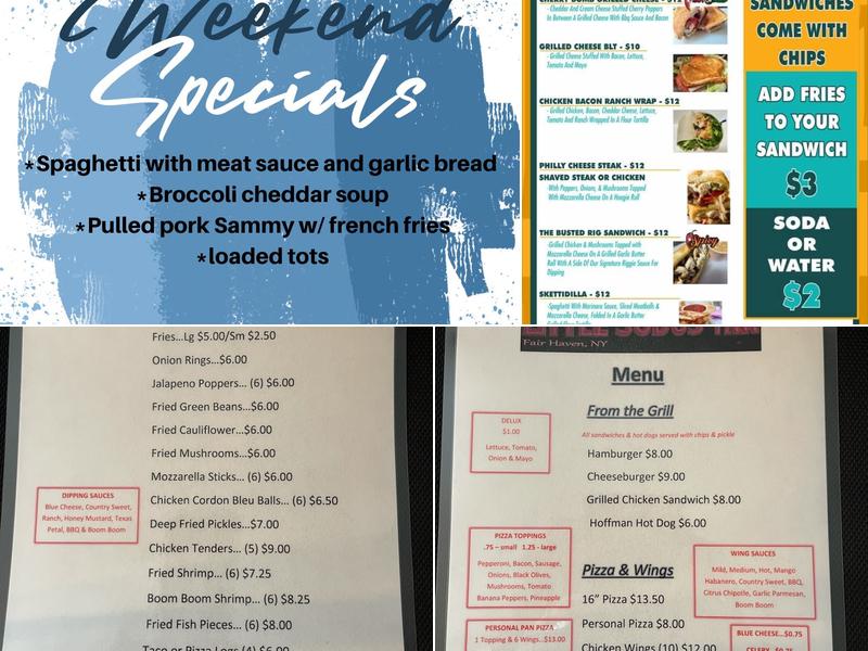 Little Sodus Inn Menu