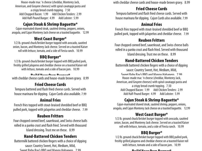 B-Side Menu