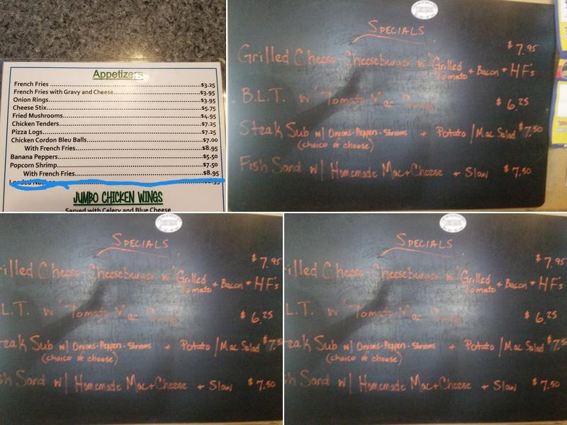 Willie's Bulldog Tavern Menu