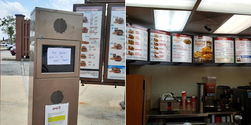 Wendy's Menu
