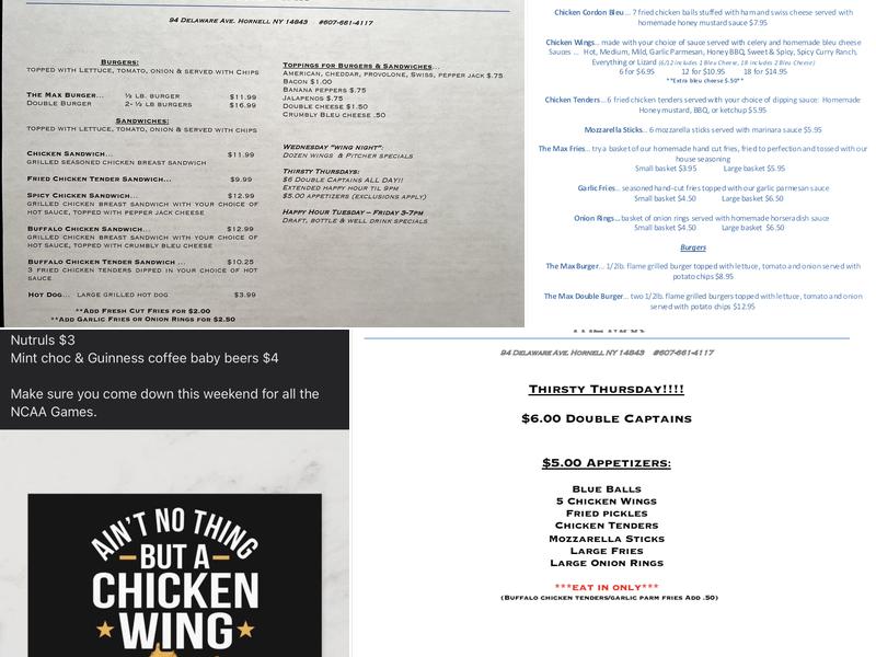 The MAX Menu