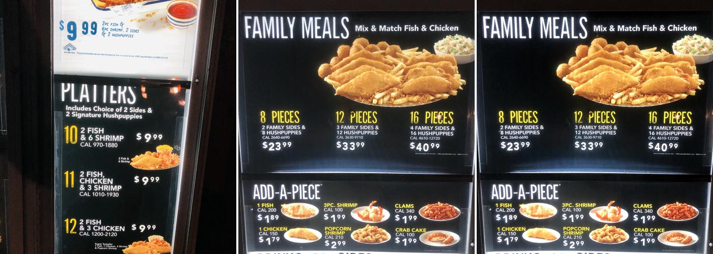 Long John Silver's | A&W (32050) Menu