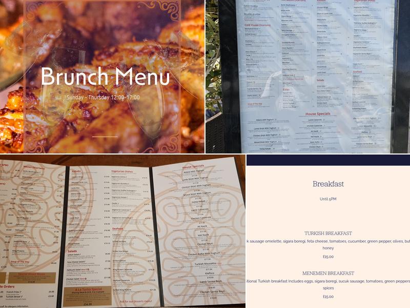 A La Turka Ramsgate Menu