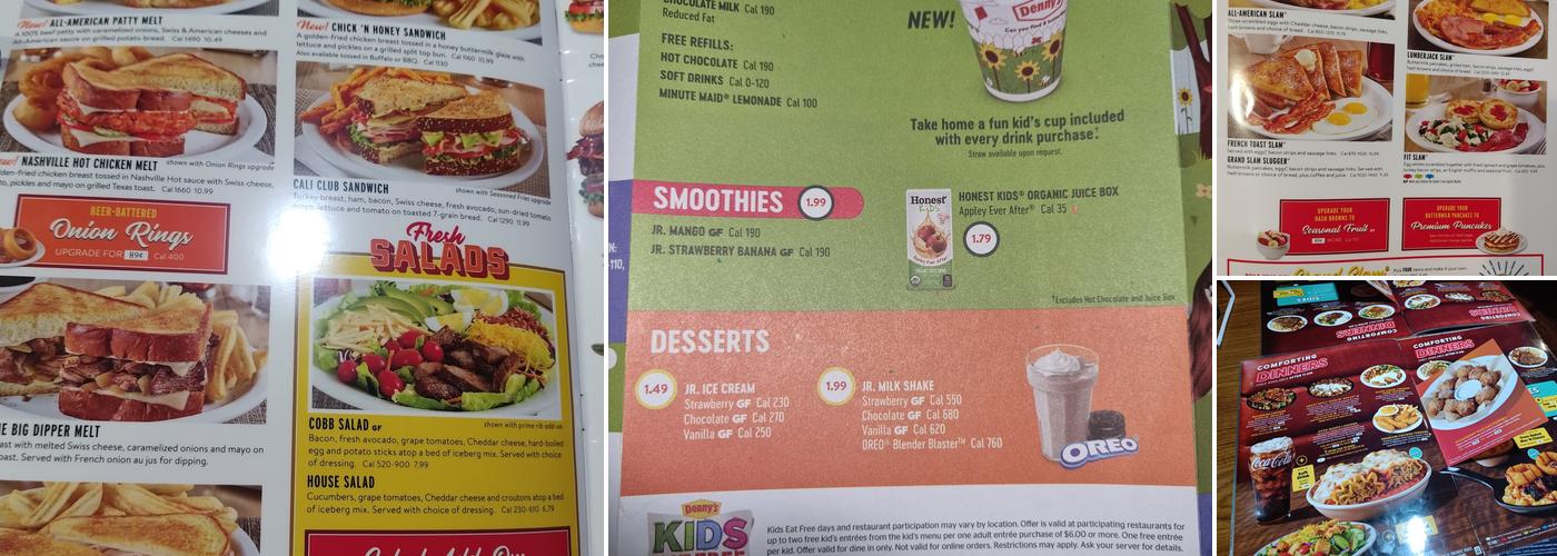 Denny's Menu